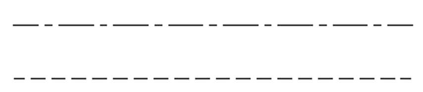 1/5 で表示された線種