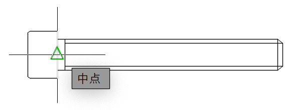 ブロックの挿入基点となる場所をクリック