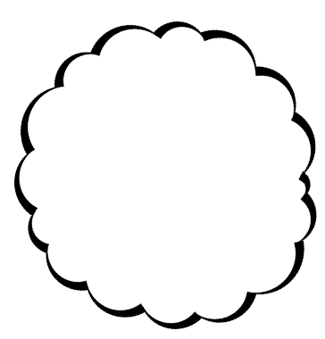 カリグラフの雲マーク