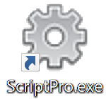 ScriptPro の起動アイコン
